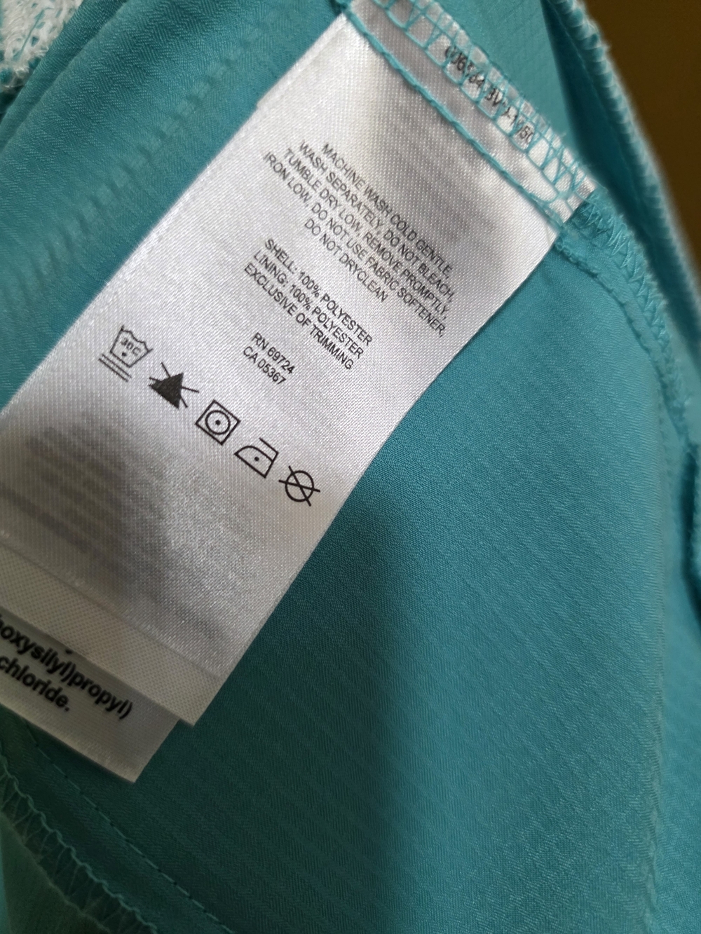 Columbia Women Teal Short Sleeve Button Shirt Size 8 - Picture 12 of 12
